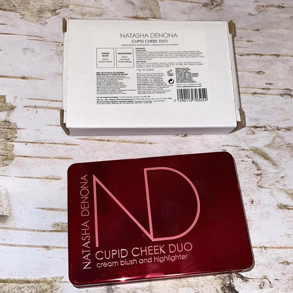 ☀️Natasha Denona CUPID CHEEK DUO CREAM BLUSH & HIGHLIGHTER💘 Sealed in package
